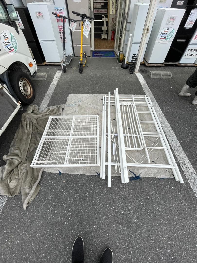 【福岡市限定】スチールハイベッド ニトリ