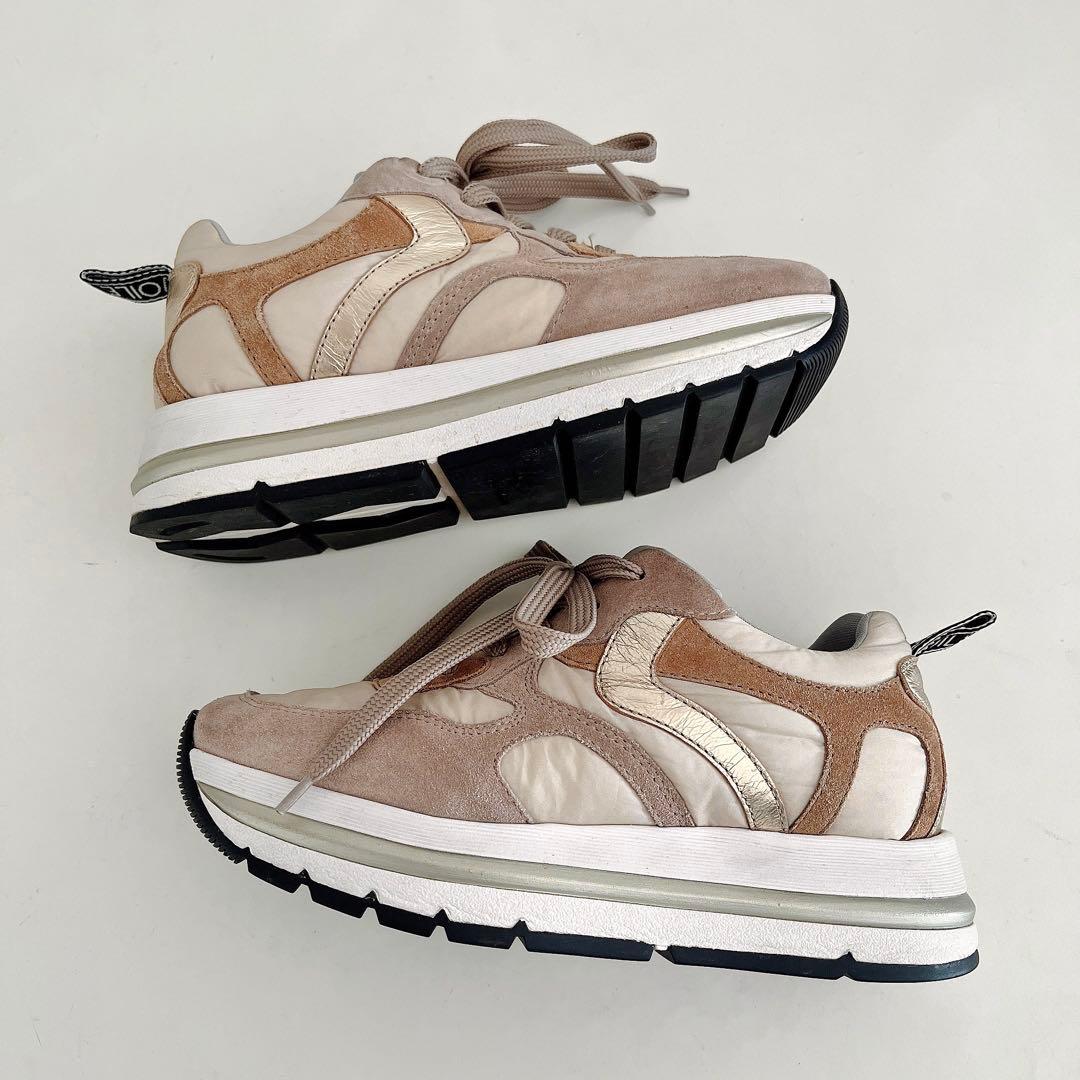 Voile Blanche ボイルブランシェ スニーカー ベージュ 22.5cm