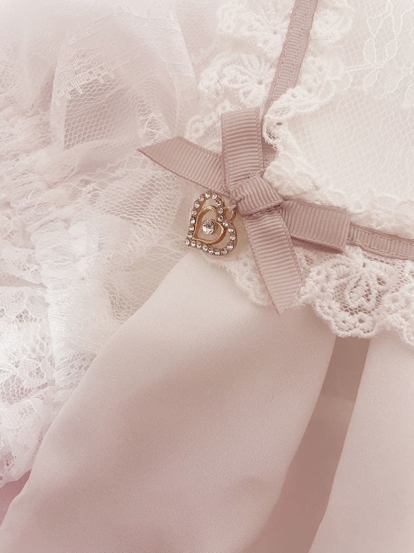 LIZLISA メニーリボンスリーブセーラーブラウス ピンク 美品