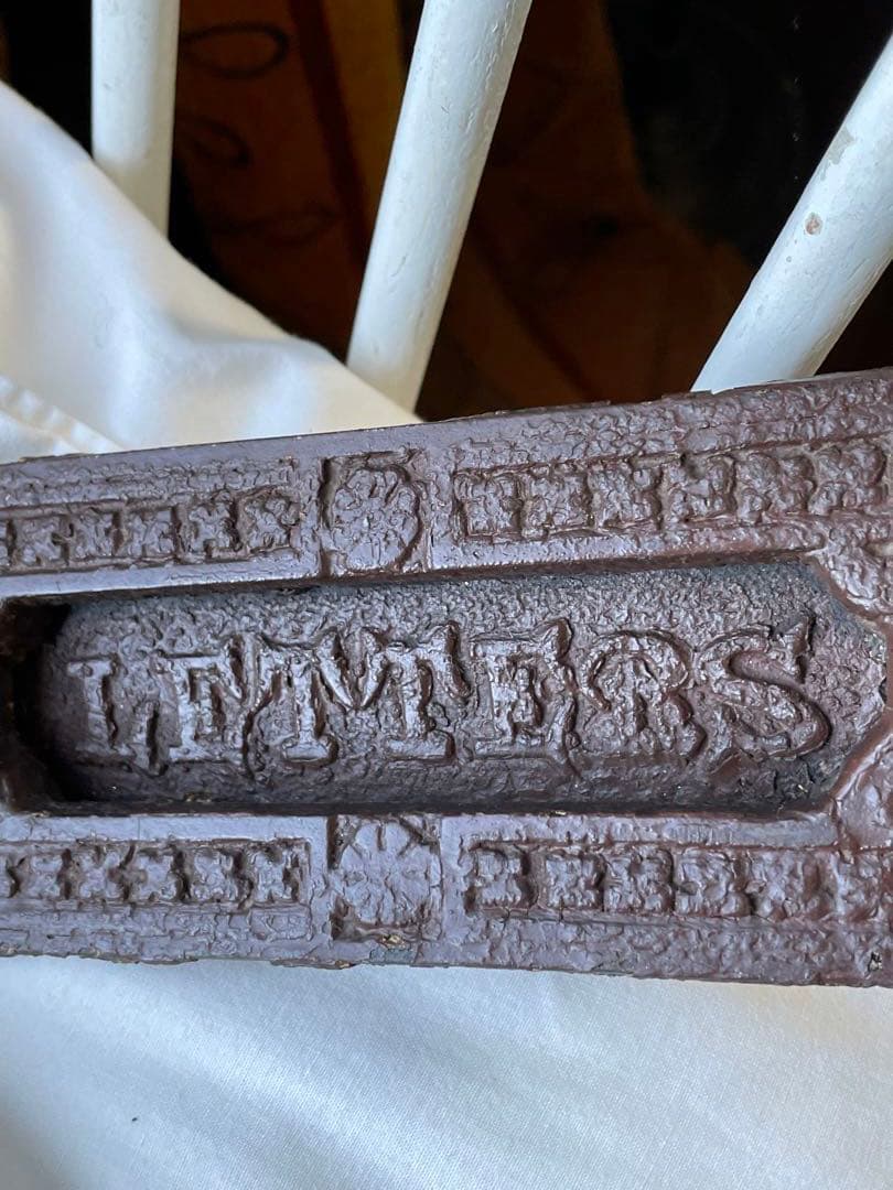 イギリス　アンティーク　郵便受け　ポスト　受け口　Letter 140年　レア