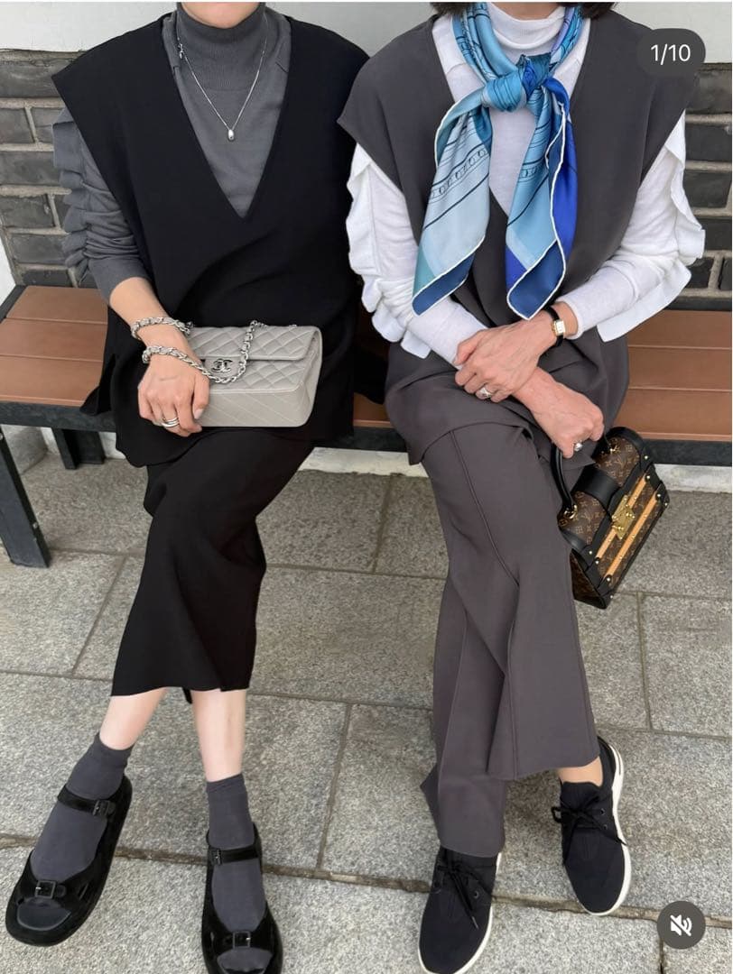 YONFAフラッシータートルニット　美品