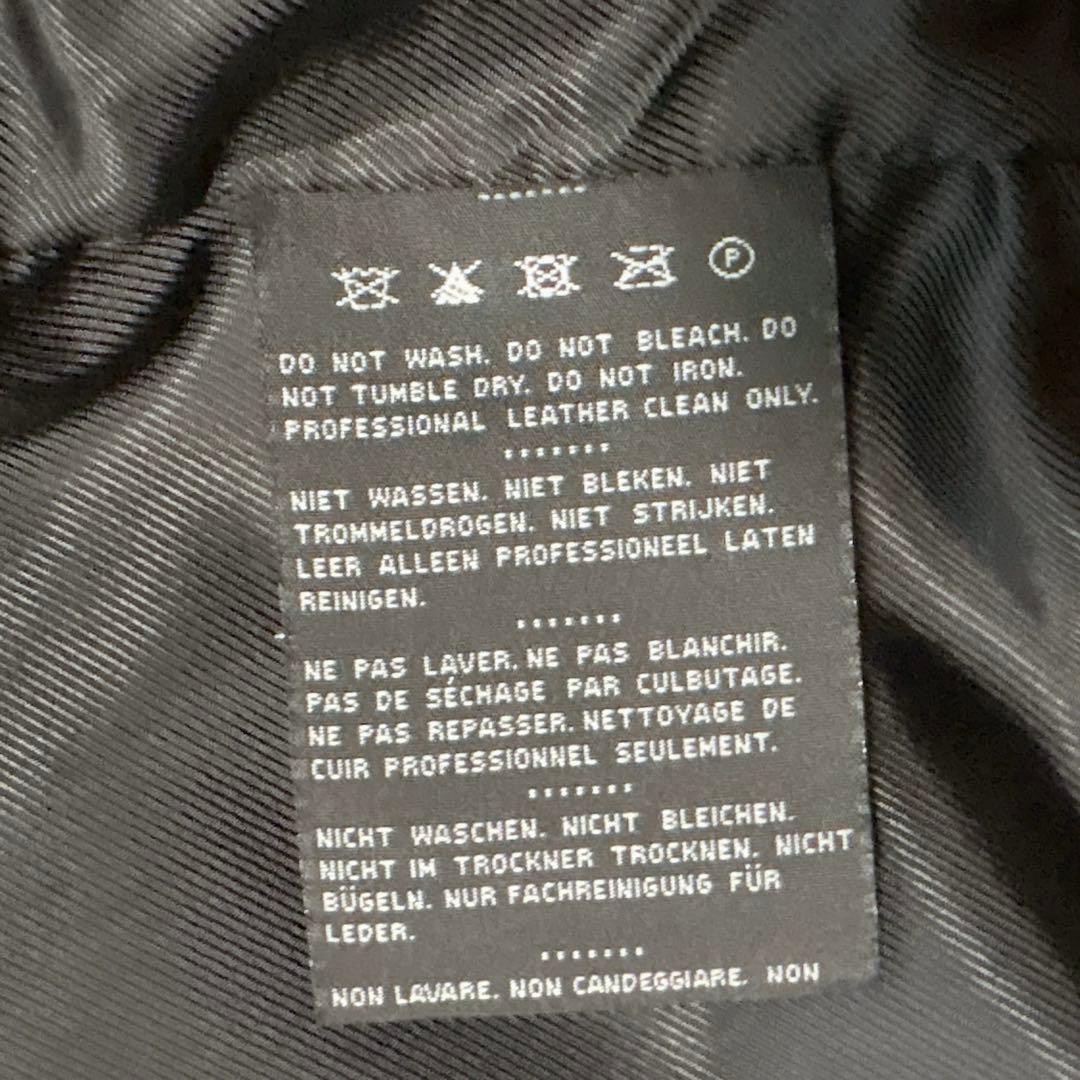 HARLEY-DAVIDSON シングルライダースジャケット L ワッペン 黒