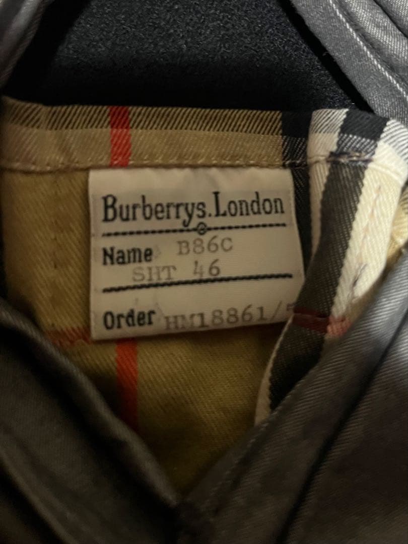 バーバリー 1枚袖 Burberrys 80sトレンチ21 グレー