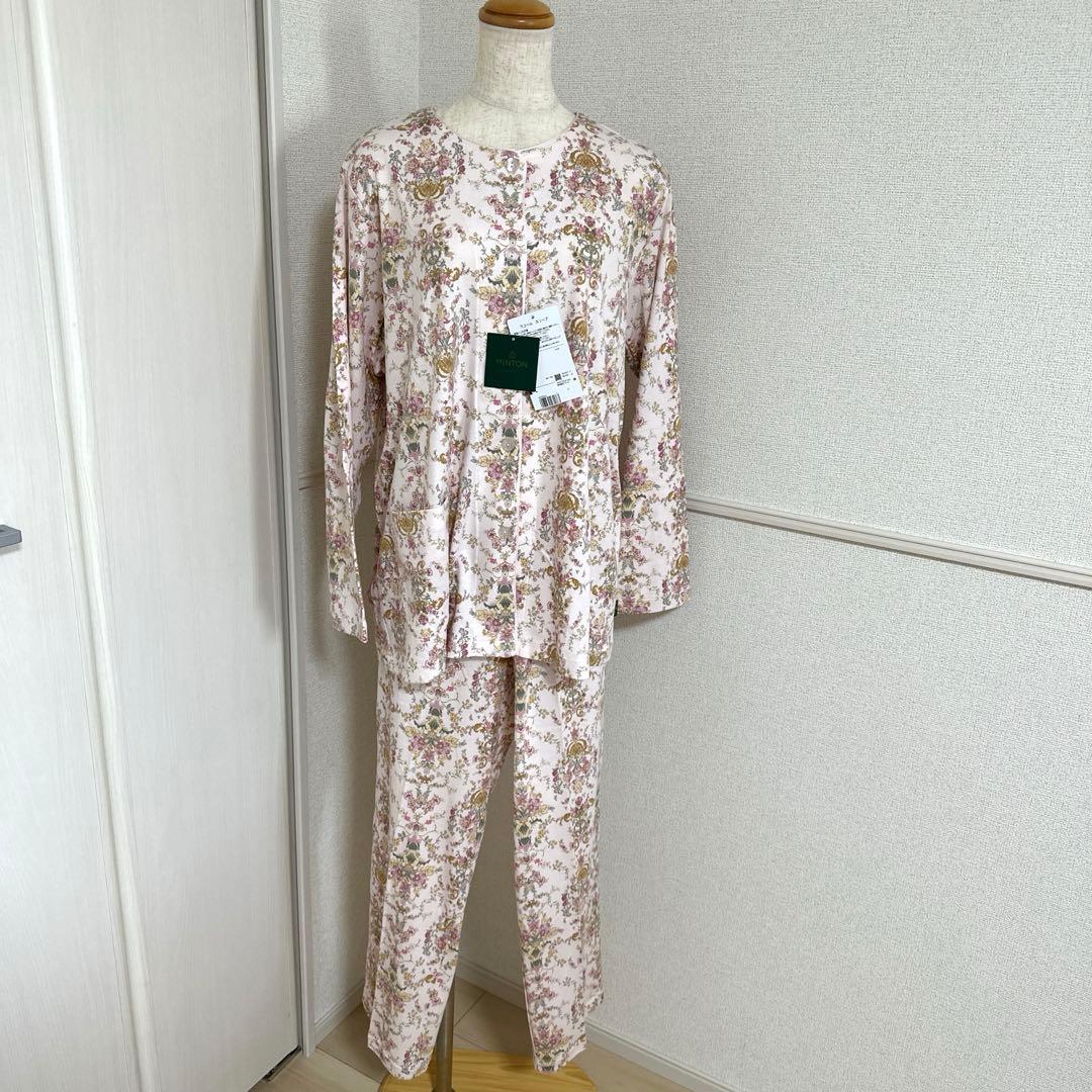 新品未使用タグ付　日本製ワコールミントン　ソフトで暖か長袖パジャマLサイズ