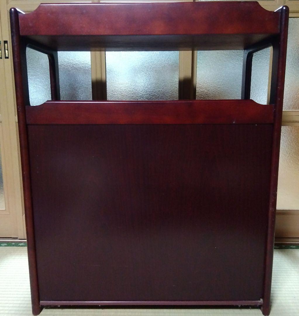 カリモク オールドカリモク 電話台 ファックス台 キャビネット