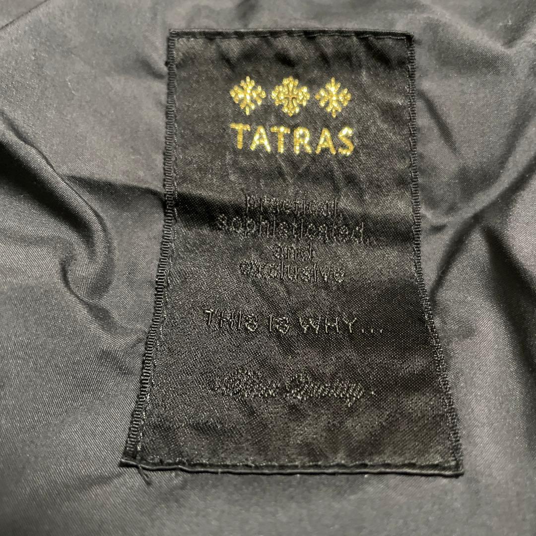 TATRASタトラス ダウンベスト ポーランド ラクーンファー ブラックSサイズ