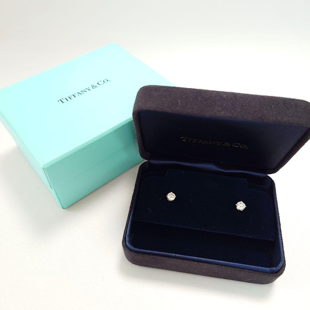 TIFFANY ティファニー ソリティア ダイヤモンド ピアス 6050