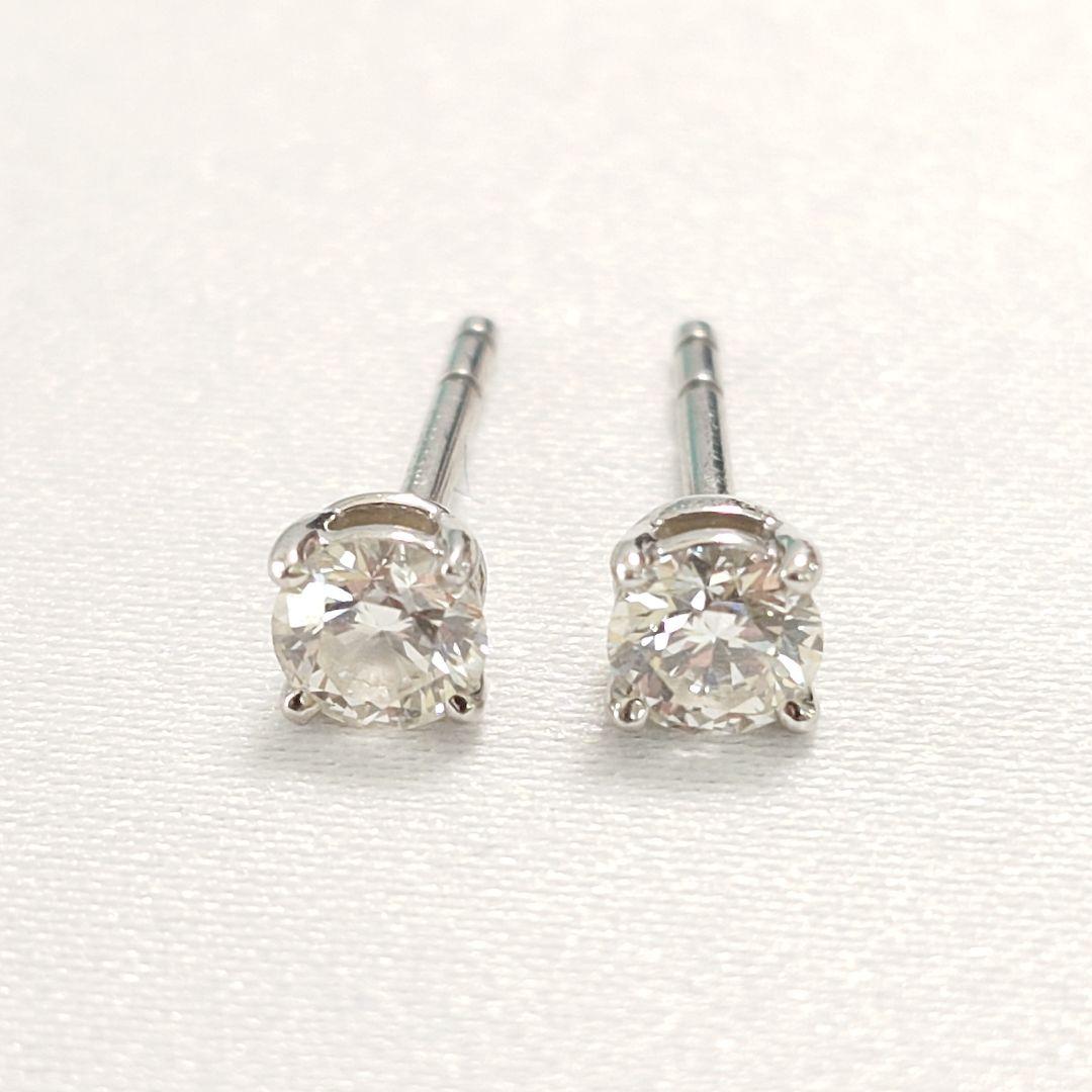 TIFFANY ティファニー ソリティア ダイヤモンド ピアス 6050