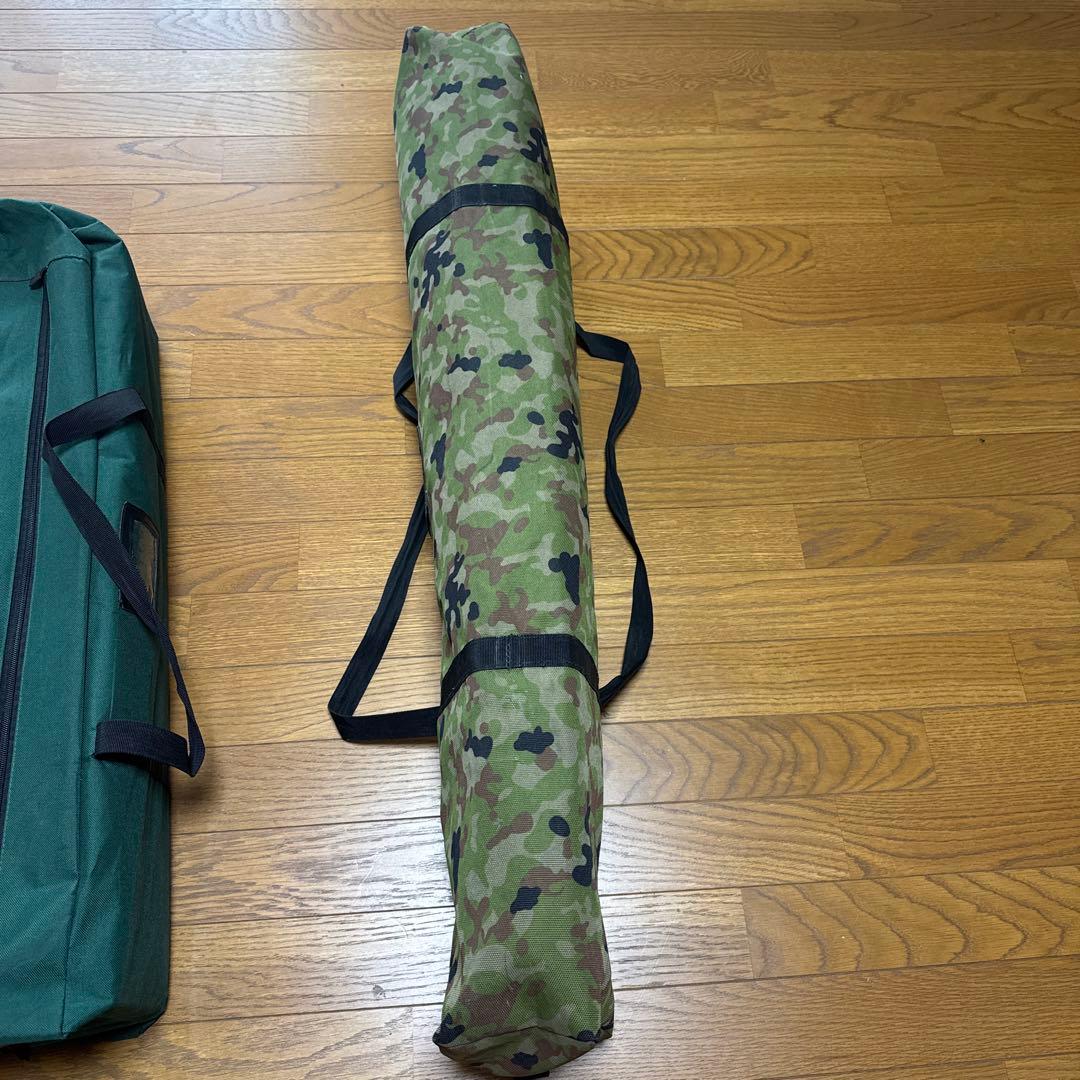 自衛隊　GIベッド&マットセット　迷彩 折り畳みベッド