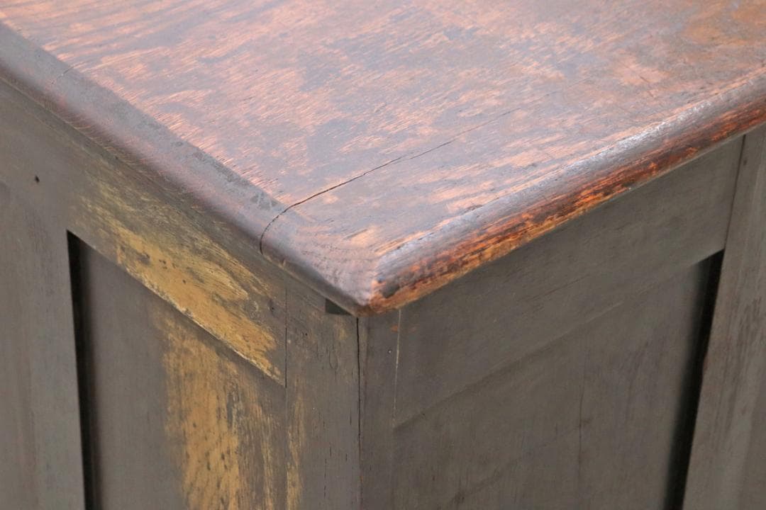 英国 イギリス オーク材 ヴィンテージ 片袖デスク 引き出し 机 書斎 学習