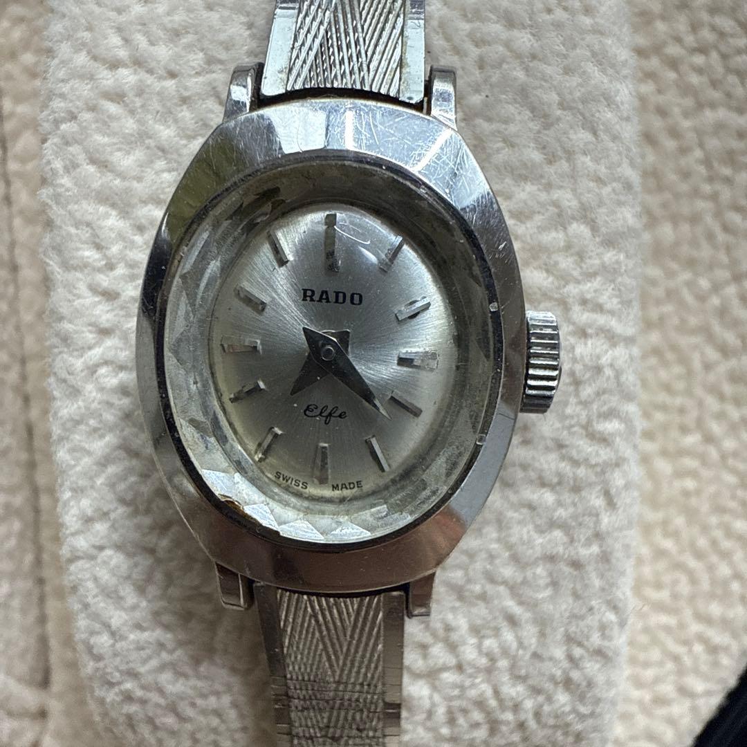 【中古品】 RADO ラドー エルフ 手巻き時計 レディース k14ＷＧ刻印