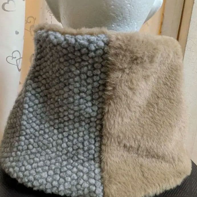 ミナペルホネン スヌード メッツァ イエロー ハンドメイド