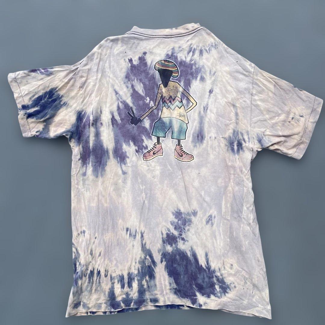 old stussy ラスタマン 黒タグ USA製　XL