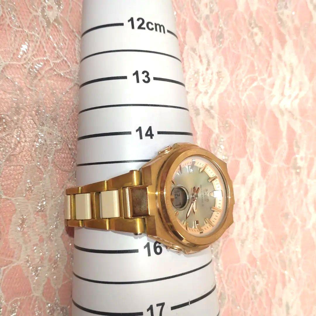 ✨稼働美品CASIO✨G-MS 電波ソーラーレディース腕時計MSG-W200CG