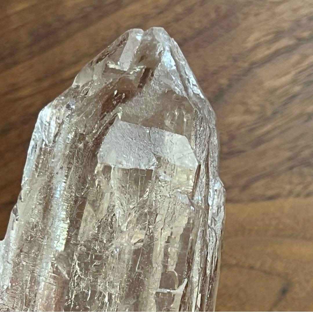 【希少】天然非加熱 シトリン カテドラル原石 555g 高透明　単結晶　黄水晶