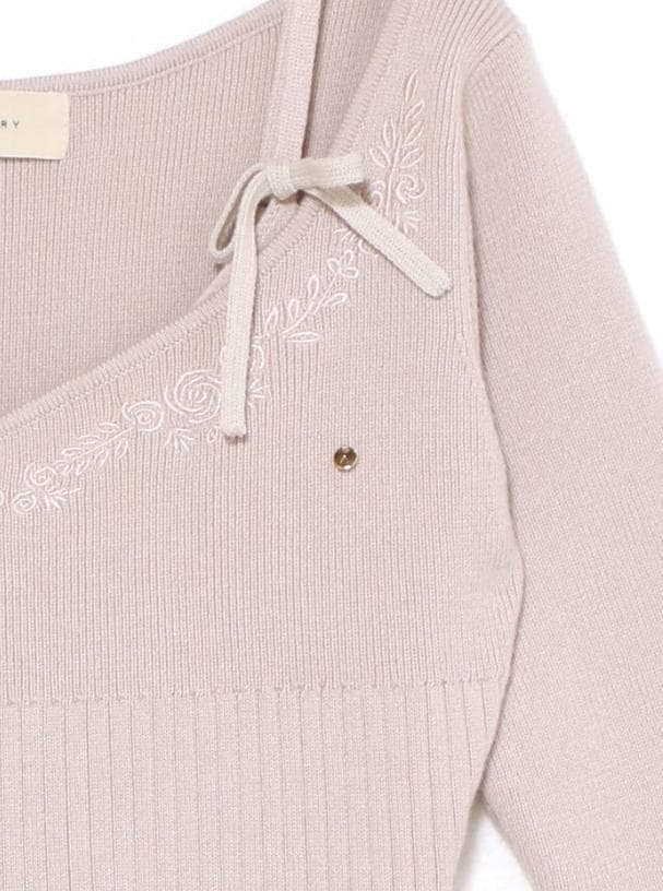 【タグ付き】andmary Bella embroidery set tops