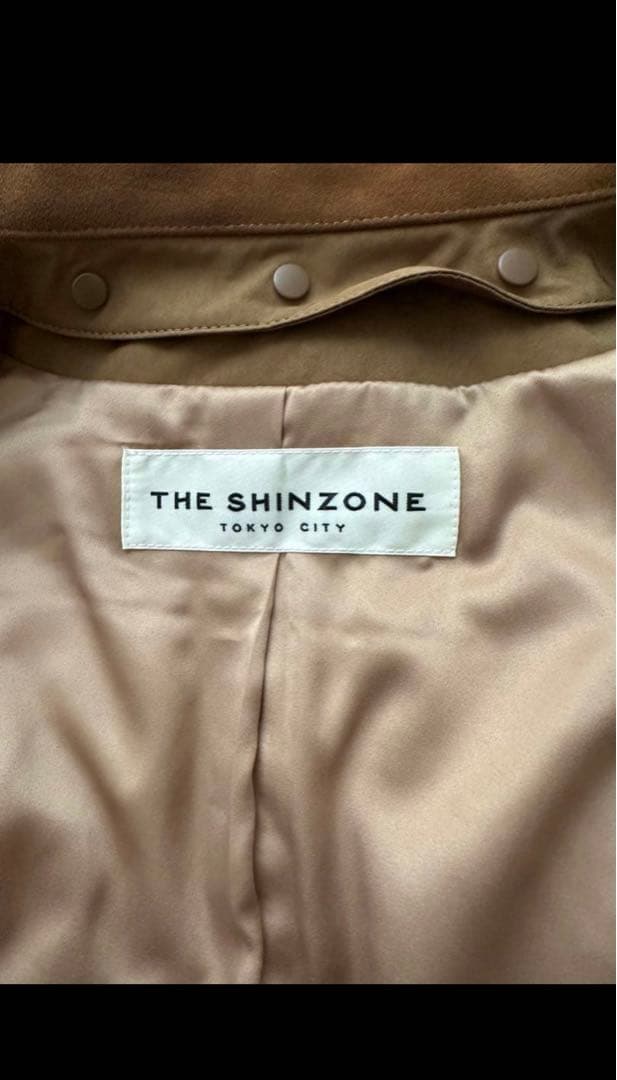 ジャケット・アウター maTHE SHINZONE SUEDE COLLARDOWNJACKET