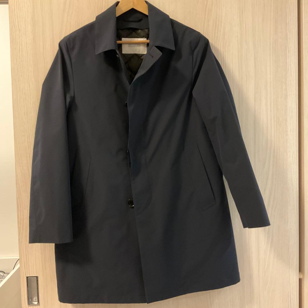 【Glee】マッキントッシュフィロソフィー ステンカラーコート ネイビー