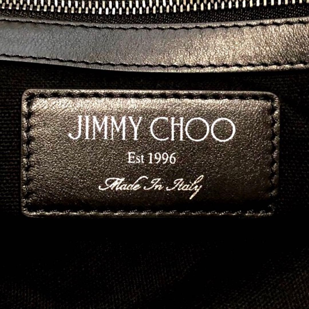 ジミーチュウ　スエードレザー トートバッグ ピムリコ スタースタッズ ブラック