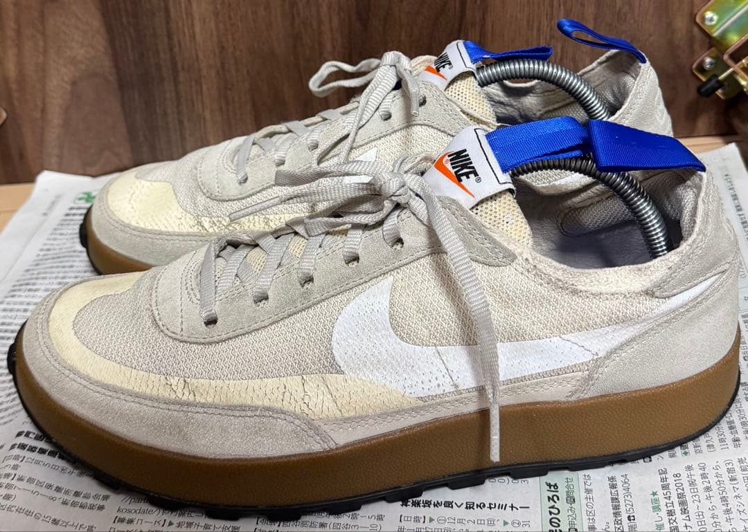 靴 Tom Sachs NikeCraft Beige