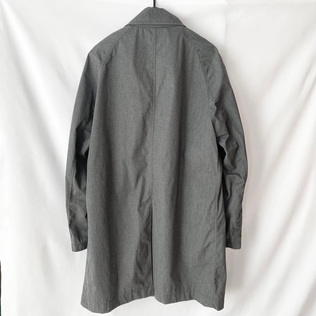 THE NORTH FACEビームス別注Mステンカラーコートパープルレーベル灰色