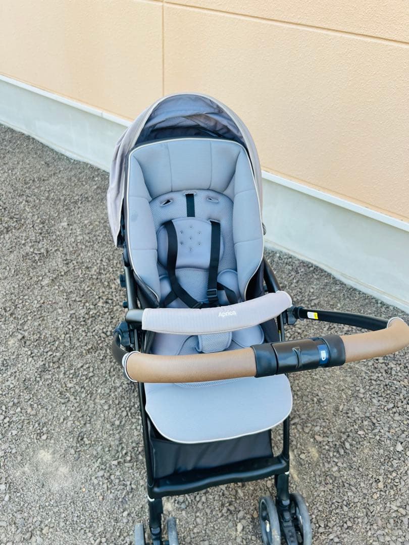 Aprica ベビーカー　ラクーナクッション　グレー