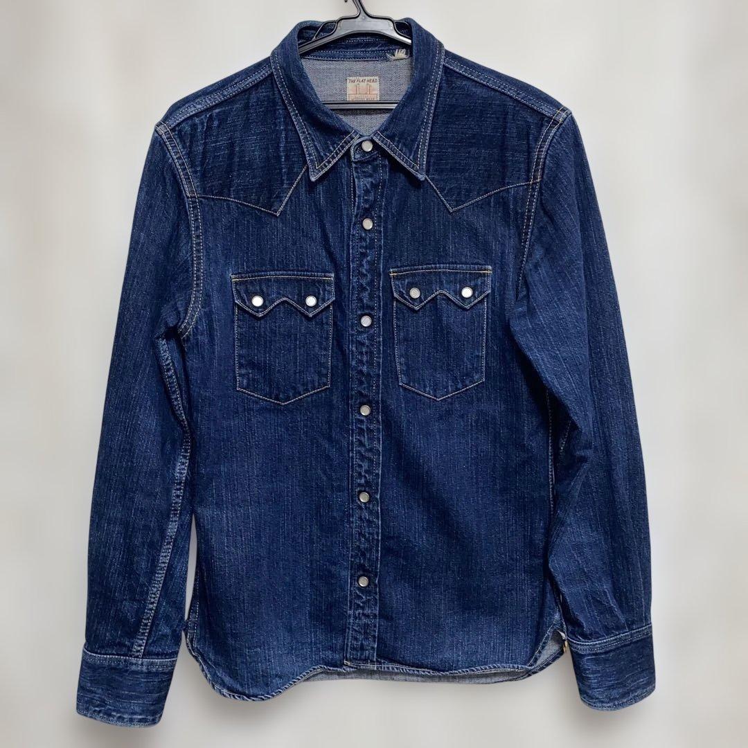 フラットヘッド　THE FLAT HEAD デニムシャツ　ウエスタン　40
