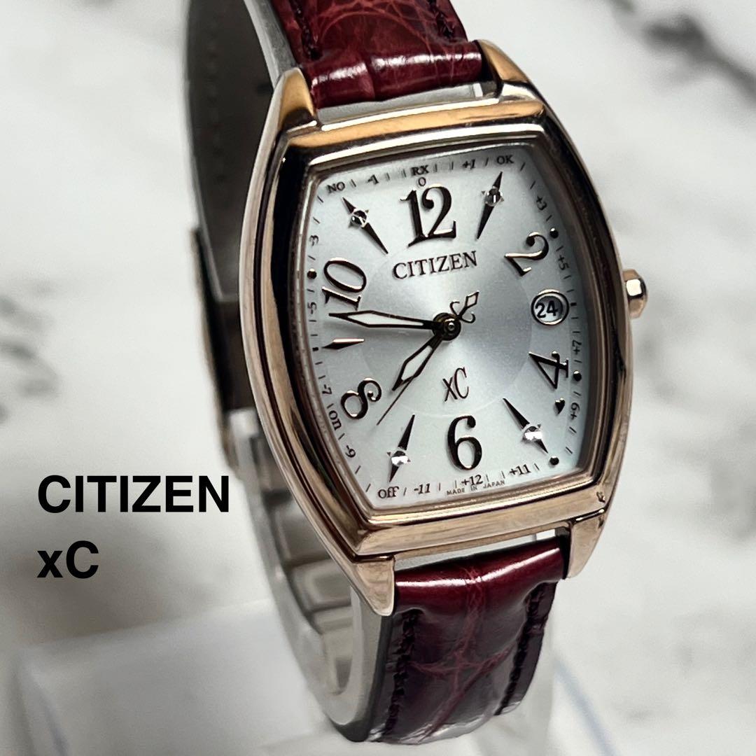 稼働 極美品 シチズン xC レディース腕時計 H060-T024751 トノー
