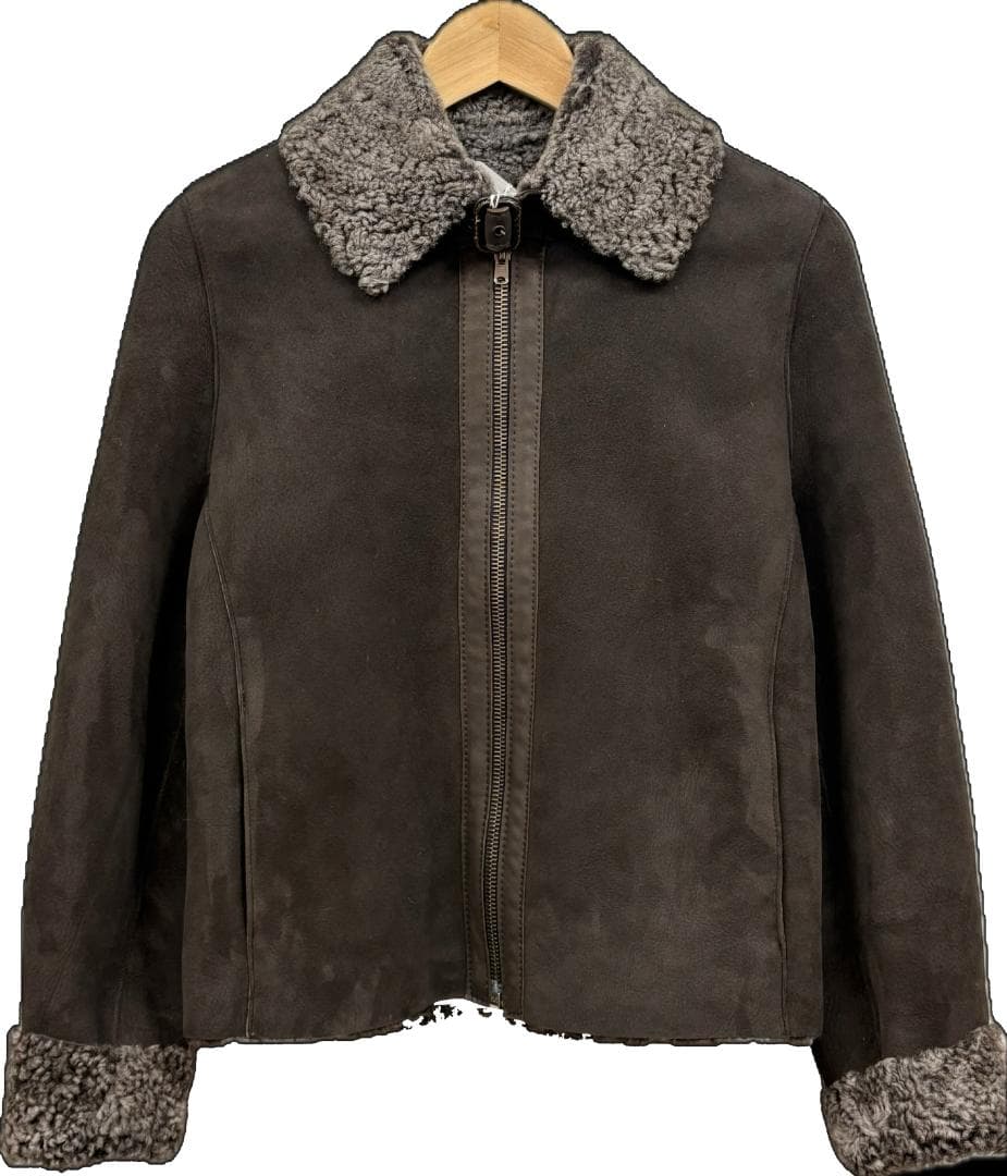 T918:マーガレットハウエル 英国製 ムートンジャケット