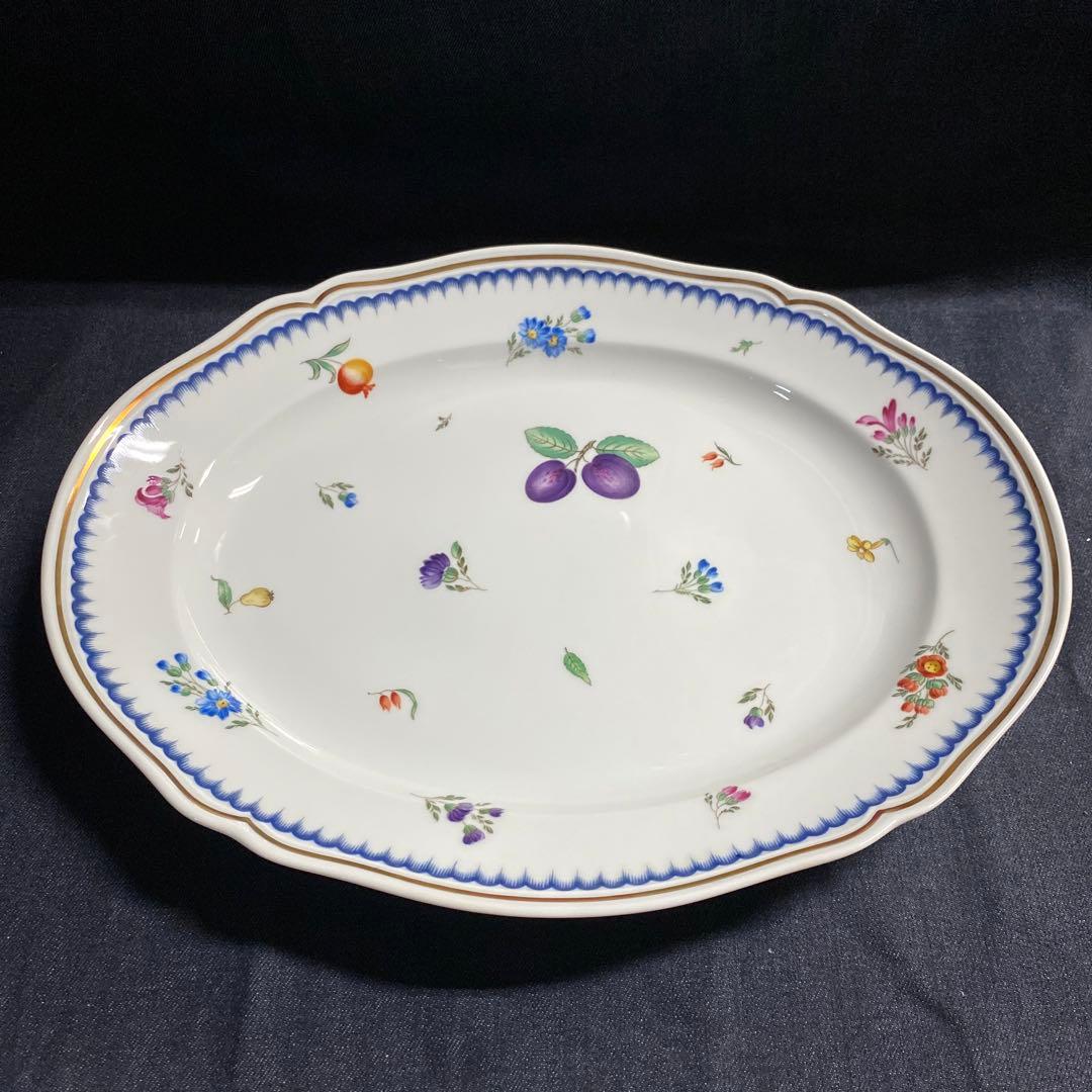 リチャード ジノリ　イタリアンフルーツ オーバルプラタ　大皿　アンティーク　お皿