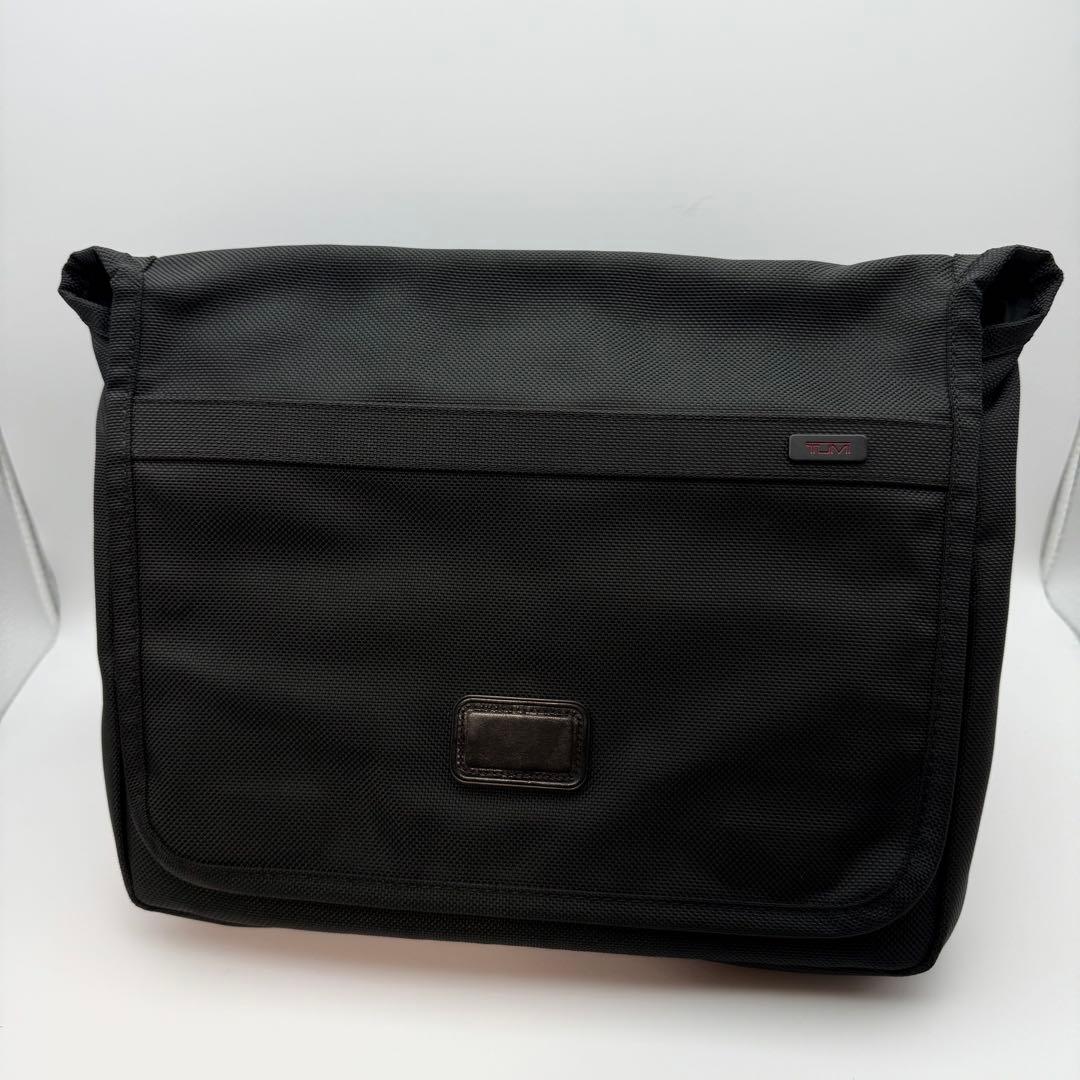 【美品】トゥミ／TUMI ショルダーバッグ メッセンジャーバック　ブラック