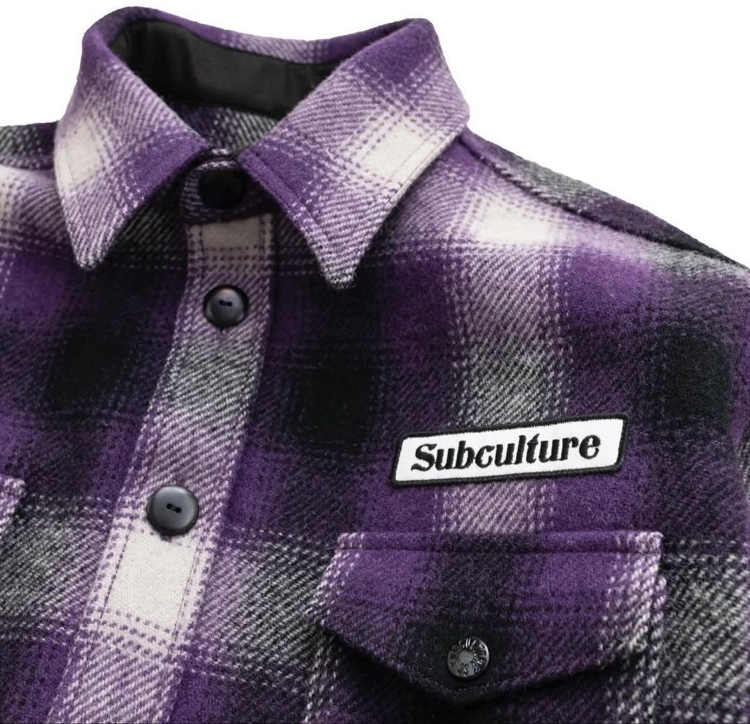 サイズ3 SUBCULTURE OMBRE CHECK JACKET