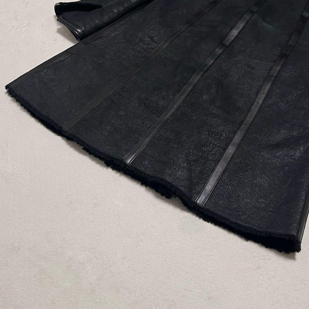 【最高級革使用】 ニールバレット ラムレザー ムートン ロング丈 超希少 コート