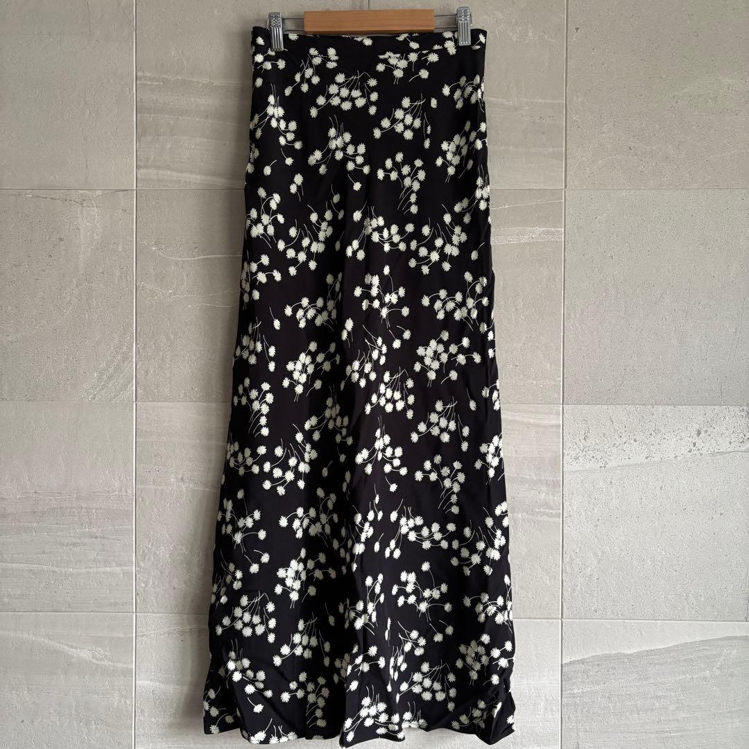 大人気✨EDIT.FOR LULU フラワーマキシスカート 黒 定価2.4万円