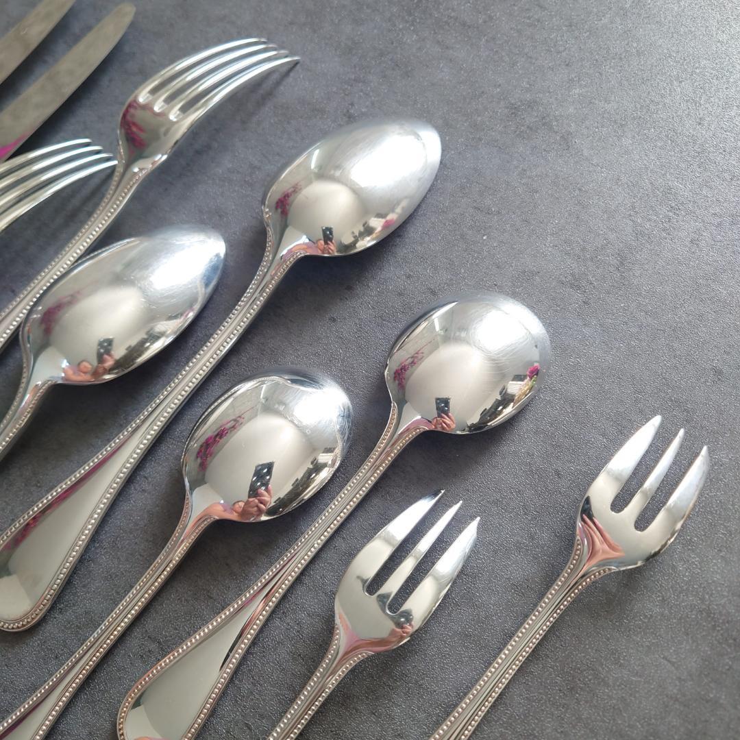 クリストフル パール コンソメスプーン含む 10点