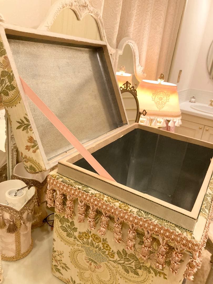 rococo調カルトナージュお茶箱