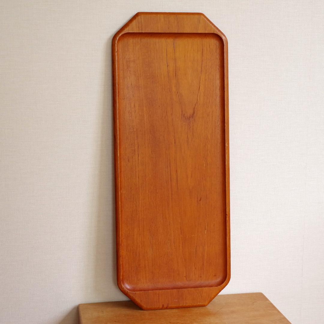 スウェーデン製 チーク Teak 木製 トレイ プレート トレー お盆 北欧