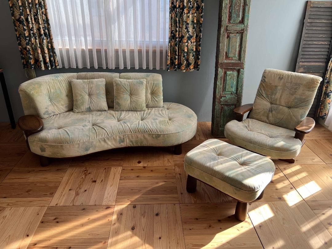 ソファ 座椅子 オットマン セット売り 直接引き取りのみ