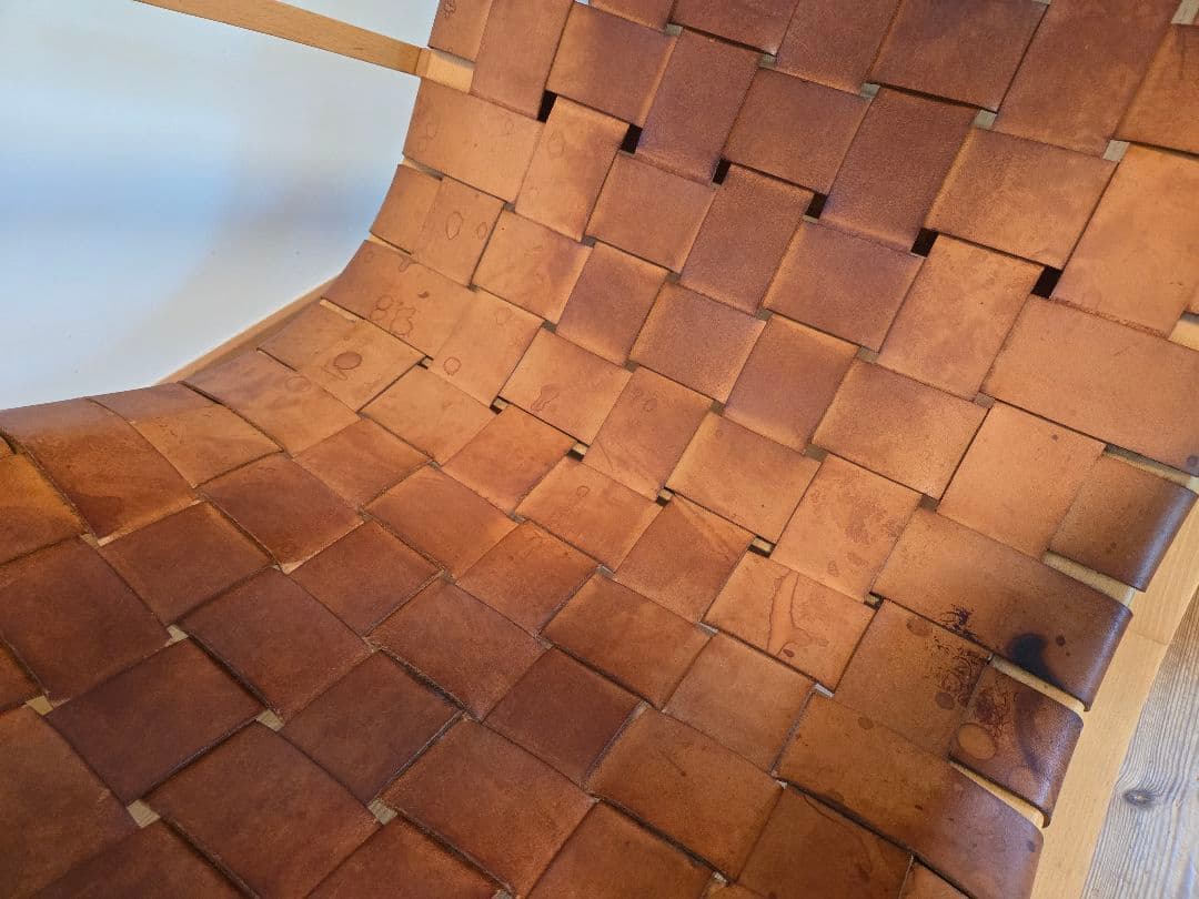 1973年デザイン　ヴィンテージロッキングチェア イタリア本革 アダル ADAL