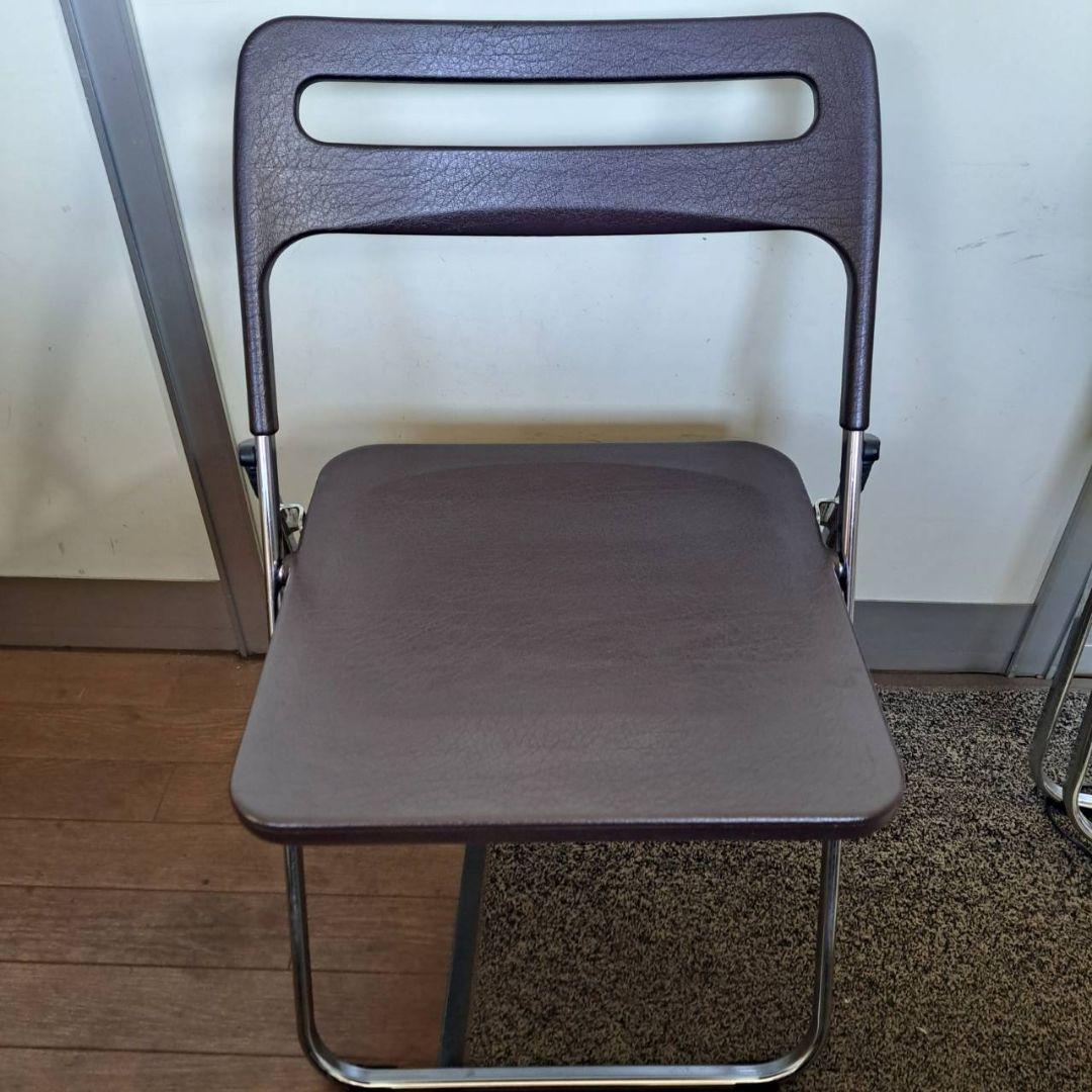 折り畳みパイプ椅子　5脚セット