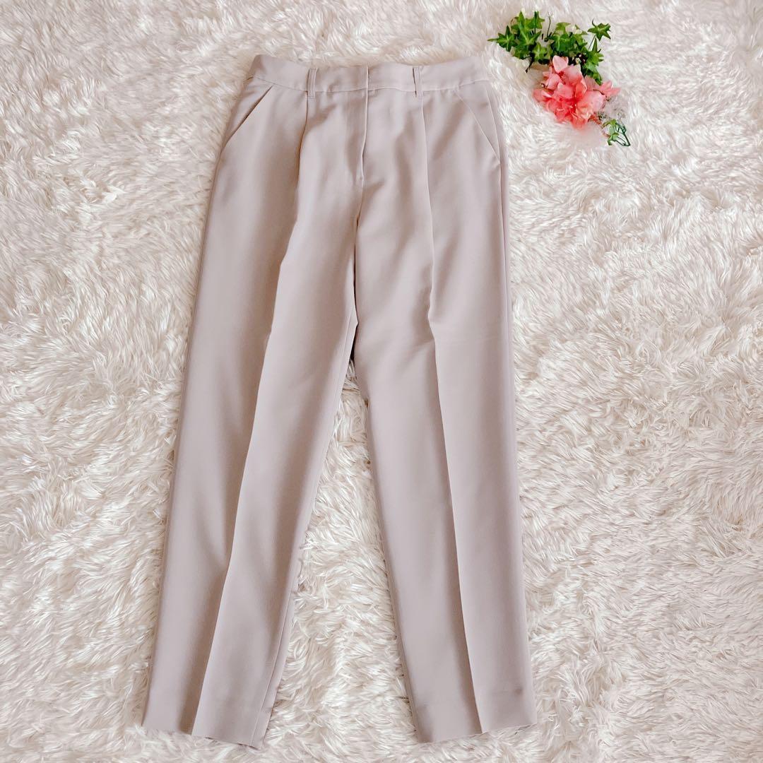 美品ナチュラルビューティーセットアップ♡ベージュスーツSM洗えるウォッシャブル