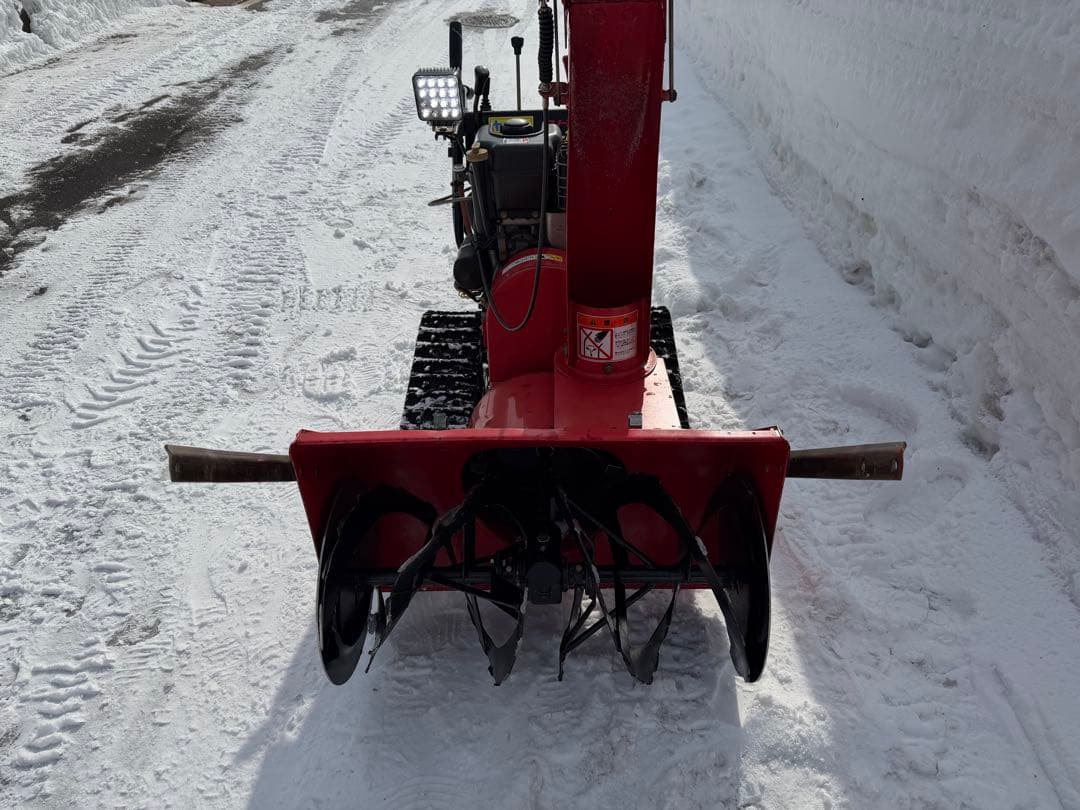 青森発　ヤナセ除雪機　Y8-11G 整備メンテナンス済み　配送可　セル付き