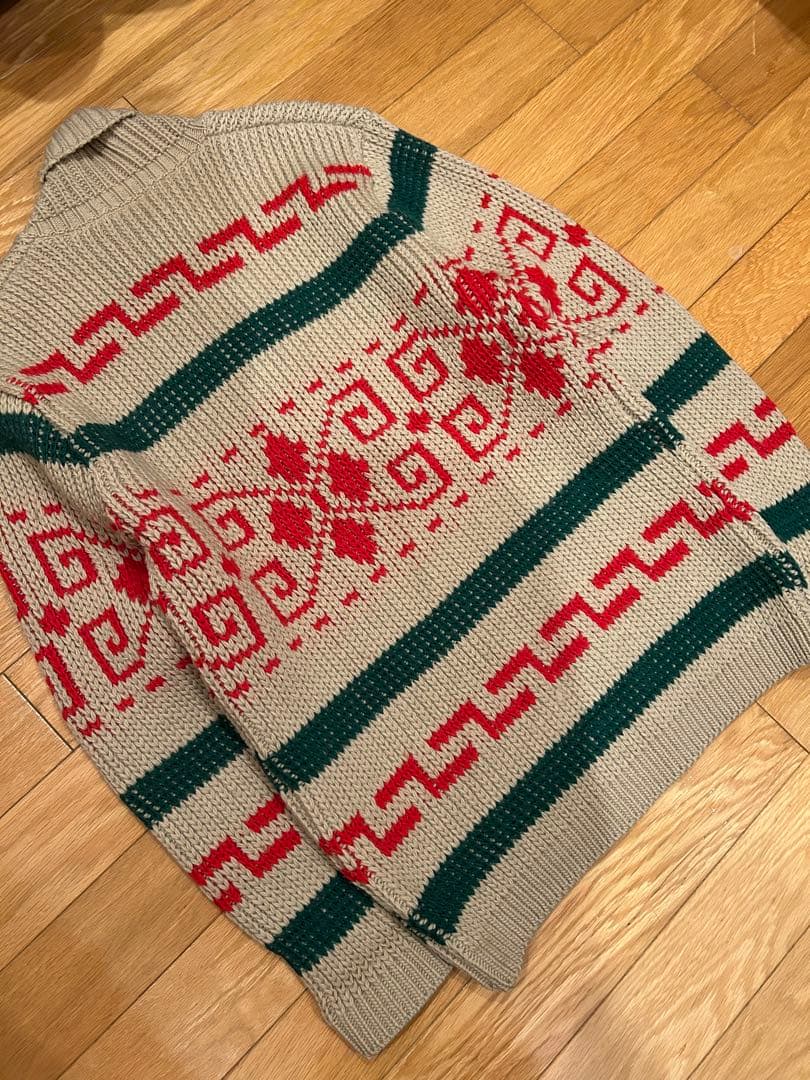 ライ70's PENDLETON cowichan cardigan