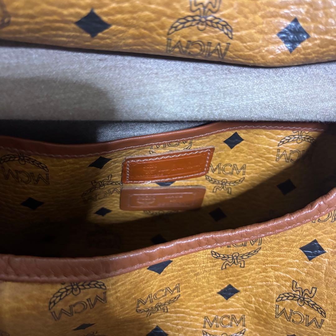 【極希少】MCM ソミュール　コニャック　ショルダーバッグ　ヴィセトス柄