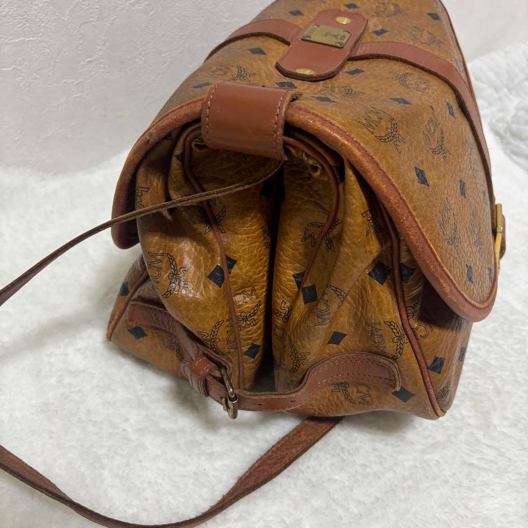 【極希少】MCM ソミュール　コニャック　ショルダーバッグ　ヴィセトス柄