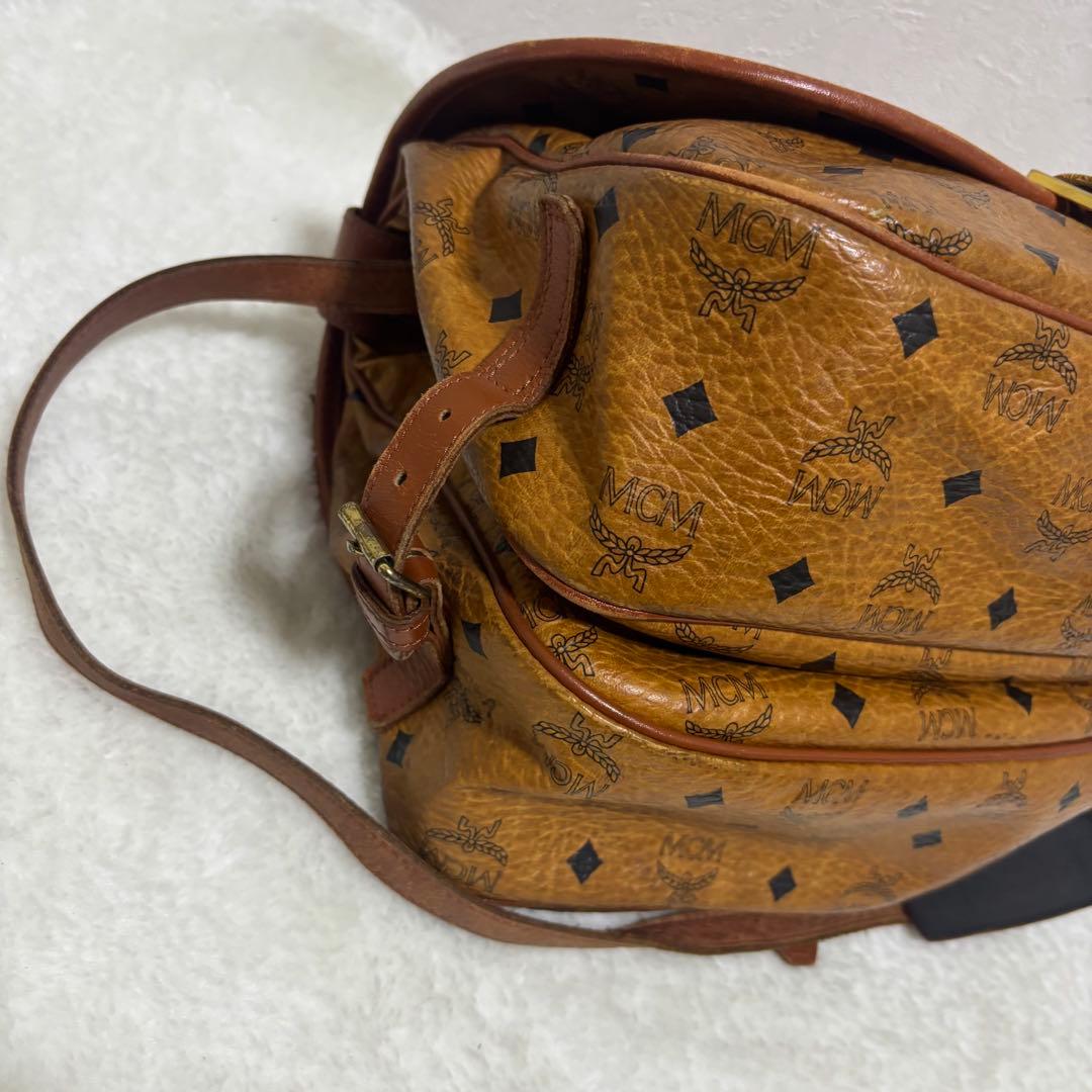 【極希少】MCM ソミュール　コニャック　ショルダーバッグ　ヴィセトス柄