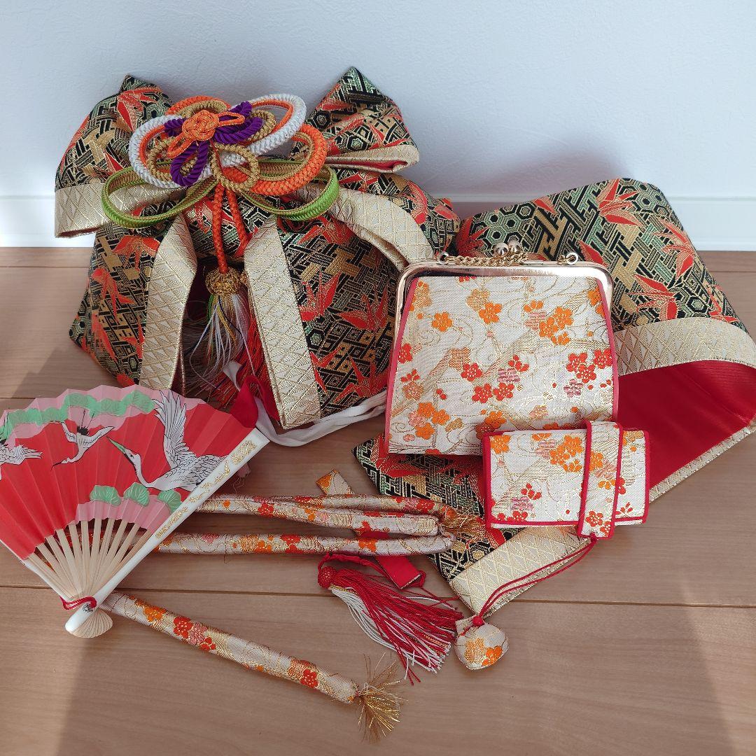 日本製　七五三　着物　帯セット　飾り帯