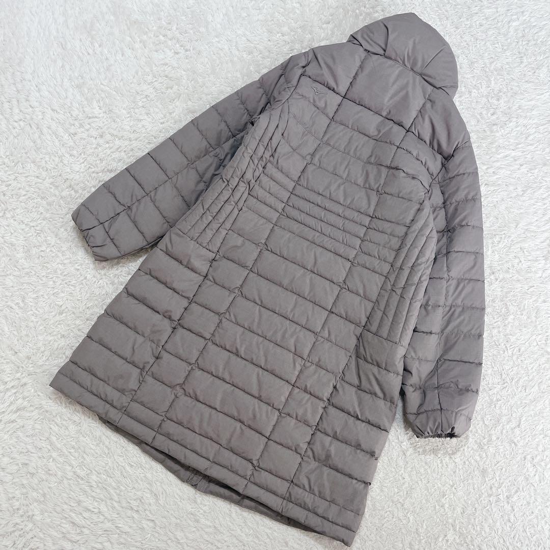 ほぼ未使用✨MIZUNO 洗えてあったか ブレスサーモロングコート グレー