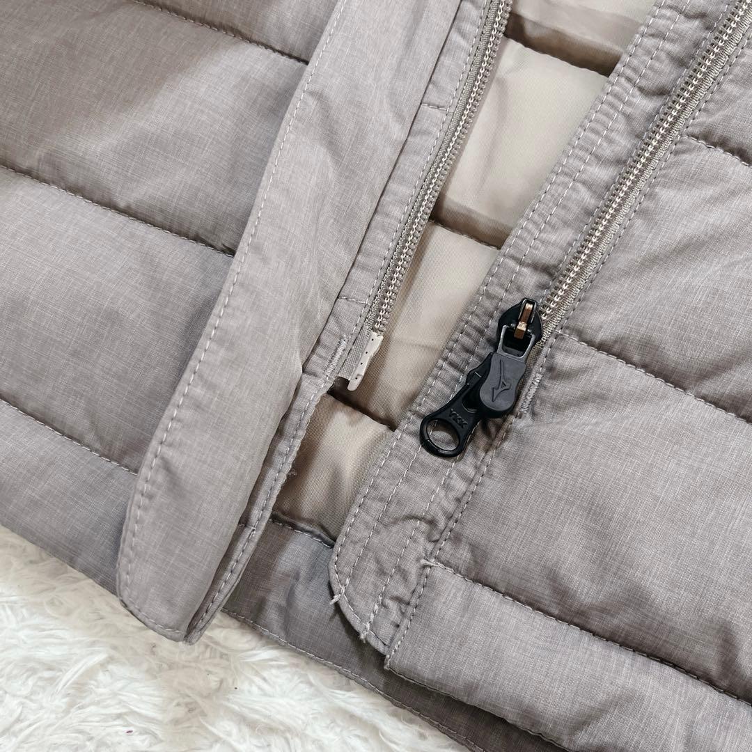 ほぼ未使用✨MIZUNO 洗えてあったか ブレスサーモロングコート グレー