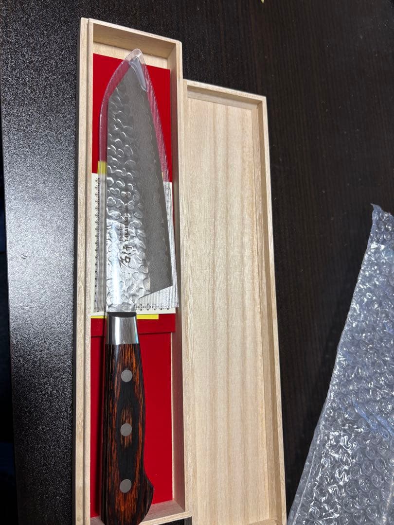 【新品未使用】堺孝行　ダマスカス三徳包丁 160mm日本製 型番ds16001